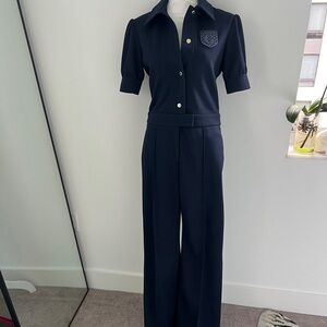 Lacoste x Goop Dark Blue Women's Jumpsuit collab